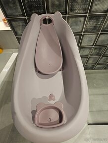 Bo Jungle vanička B-BATH BEAR Pastel Pink a Bo Jungle stojan - 2