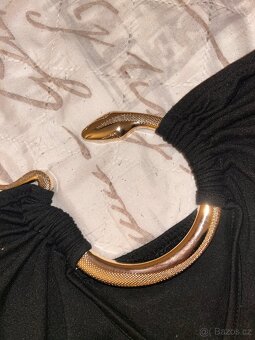 Černé šaty s hadem S - 2