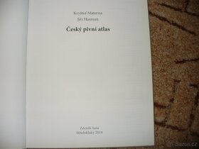 kniha český pivní atlas - 2
