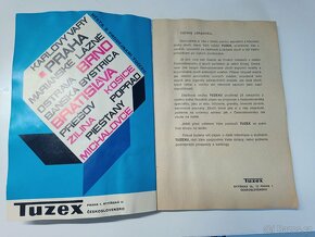 TUZEX TAX-AND DUTYFREE STORES ceník zboží leden 1968 - 2