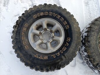 ALU disky vč. offroad pneu Cooper Discoverer 33x12,5 R15 - 2