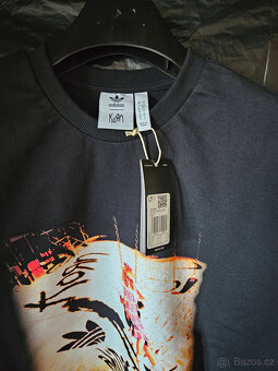 Adidas x Korn longsleeve Black Noir Top s dlouhým rukávem - 2