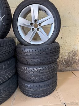Alu kola Skoda Fabia 4 R16 + zanovni letni pneumatiky - 2