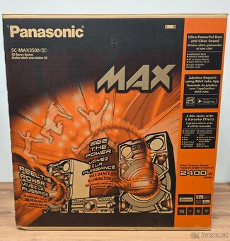 Minisystém Panasonic SC-MAX3500EK Záruka 20 Měsicu - 2