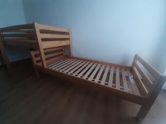 2 postele DOMESTAV 200x90+ 2 ortopedické matrace JELÍNEK - 2