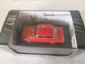 Abrex model 1/43 Škoda Octavia 1963 červená - 2