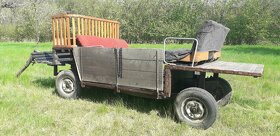 Vůz za traktůrek nebo za koně. - 2
