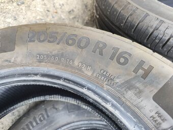 16"zánovní letní pneu Continental 205/60/16 4ks=4000Kč - 2