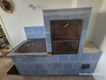 Kamna kachlová modrá - 2