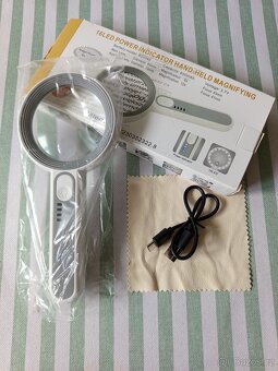 USB lupa - LED podsvícení - 2