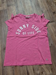 3x dívčí tričko kr.rukáv vel. 152 - 2