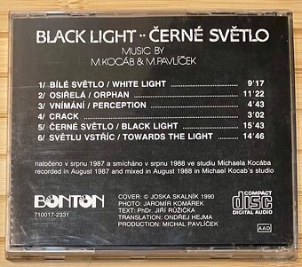 CD Black Light - Černé Světlo - 2
