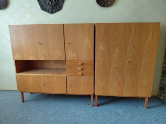 Retro obývací stěna + peřináč - 2