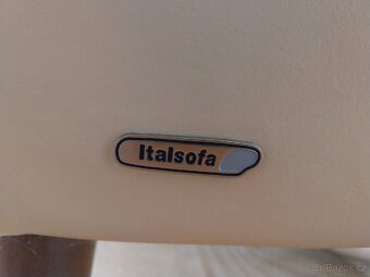 Kožená sedačka s křesly - Italsofa - 2