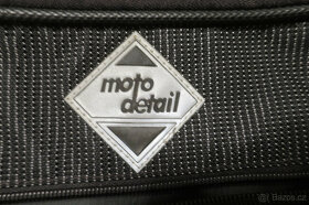 Moto-Detail-boční brašny na motorku-nepromokavé, černé na zi - 2