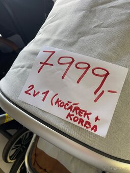 Kočárek TEUTONIA TRIO včetně korby- NOVÉ ZBOŽÍ - 2