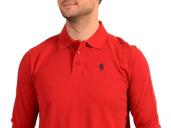 prodám originál Ferrari polo s dlouhým rukávem - 2