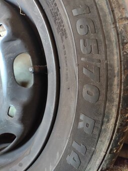 Prodám letní pneumatiky 165/70 R14 - 2