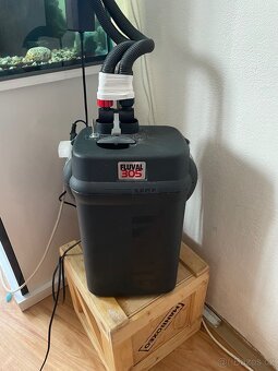 🐠 Velké vybavené akvárium 270L + skříňka (kompletní set) - 2