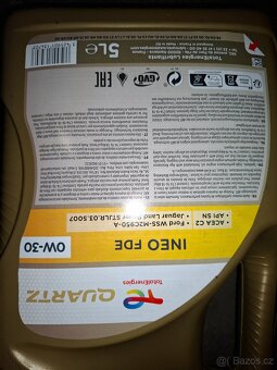 5L 0w30 total quartz ineo FDE - 2