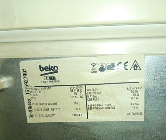 Pultový mrazák Beko HSA 13530 - 2