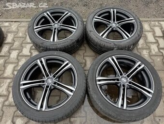 4x al kola 5x114.3 19 + pneu letní 245/45 R19 - 2