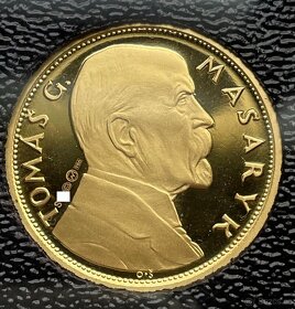 Au, Ag, Cu, Ms ZKUŠEBNÍ ODRÁŽEK - 10Kč 1928 / 2001-TOP - 2