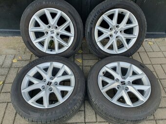 Alu kola Seat 5x112 r16 7j et43 pneu 205/55/16 - 2