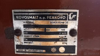 kamna Zoraterm  dílna stavba chatka - 2