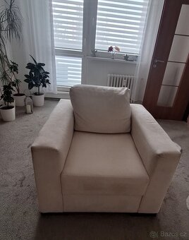 Rohová sedací souprava +křeslo - 2
