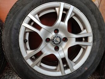 4 x ALU disky Platin + letní pneu - 2