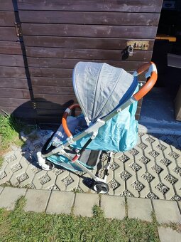 Nový sportovní kočárek (šedo-zelený) - 2