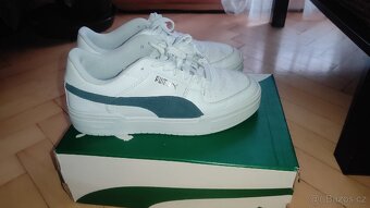 Kožené bílé tenisky Puma vel. 46 - 2
