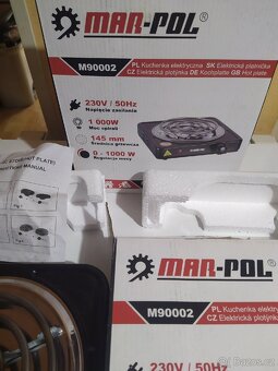 Vařič jednoplotýnkový. Nový. - 2