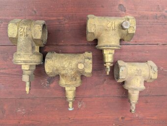 Mosazné ventily - 4 ks - 2