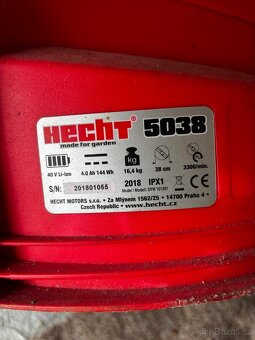 AKU SEKAČKA HECHT 5038 + BATERIE - 2