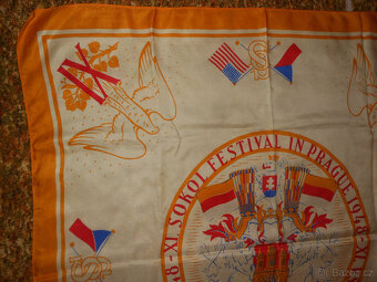 Všesokolský slet 1948 - šátek - 2