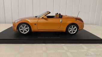 Model Nissan 350 Z Roadster Sunset Orange, Autoart 1:18 - 2