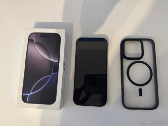 iPhone 16 pro 256 gb černý titan top stav - 2