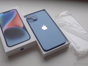 APPLE iPhone 14 128GB Blue - ZÁRUKA 12 MĚSÍCŮ - JAKO NOVÝ - 2