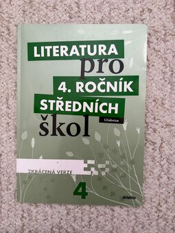 ČJ - literatura, učebnice a pracovní sešit - 2