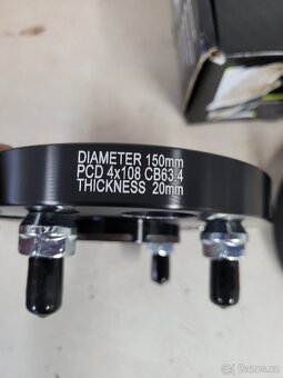 Rozšiřovácí podložky OMP 4x108 / 20mm - 2
