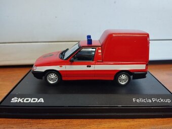Škoda Felicia Pickup Hasiči 1:43 Abrex - 2