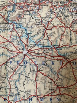 Cestovní mapa DDAC 1939 - 2