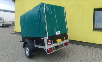 ČESKÝ SVAŘOVANÝ PŘÍVĚS 215x120 s plachtou - 2
