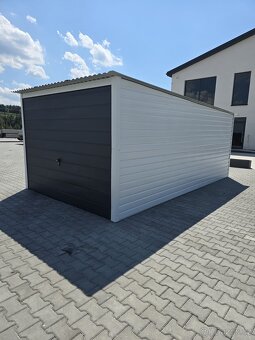 Plechová garáž 3x5 m - 2