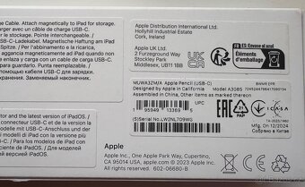 Apple Pencil USB-c nová, záruka - 2