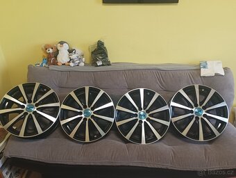 Alu kola černý letěny Platin R 16 5x105 ET38 - 2