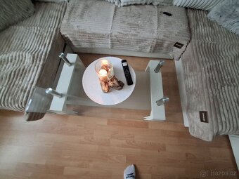 Konferenční stolek bílý - 2