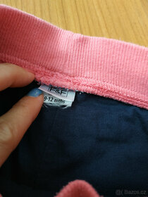 Dívčí zateplené rifle F&F vel 9-12 m - 2